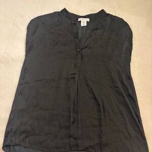 Sincerely Jules Women’s Black Silk Blouse | Size Small